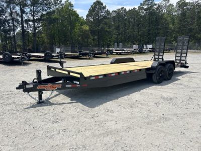New 2027 Down 2 Earth Trailers 82x24 Equipment Trailer, 8K Axles, #12,211 lbs Payload