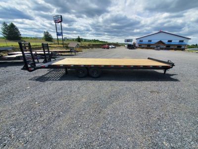 New 2026 H&H Trailers Deckover Trailer / 102 X 24'+4' / Dove Tail / 14000 GVWR
