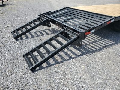 New 2026 H&H Trailers Deckover Trailer / 102"X 24'+4' / Dove Tail / 14000 GVWR