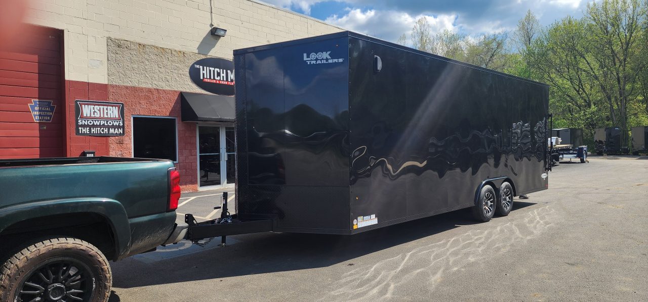New 8.5 x 24 LOOK Element Se Car Hauler Blackout Package 10k / Enclosed Car Trailer