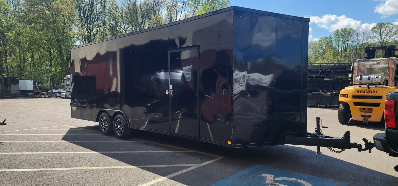 New 8.5 x 24 LOOK Element Se Car Hauler Blackout Package 10k / Enclosed Car Trailer
