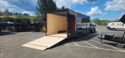 New 8.5 x 24 LOOK Element Se Car Hauler Blackout Package 10k / Enclosed Car Trailer