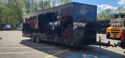 New 8.5 x 24 LOOK Element Se Car Hauler Blackout Package 10k / Enclosed Car Trailer