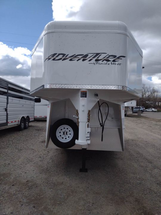 New 2027 Trails West Adventure 3 Horse Trailer