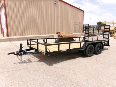New 2026 Load Trail 83x16 Tandem Utility w/ 4' Ramp Gate 7k