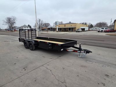 New 2026 H&H Trailers 82X18 SOLID SIDE UTILITY 10K Utility Trailer