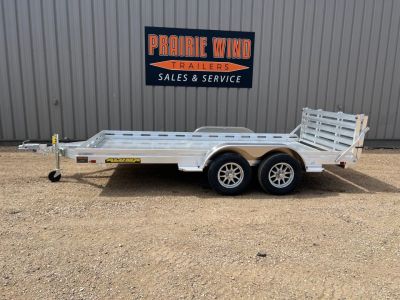 New 2027 Aluma 14' Aluminum 8014TA Utility Trailer