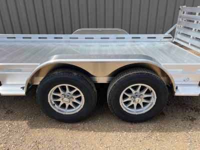 New 2027 Aluma 14' Aluminum 8014TA Utility Trailer
