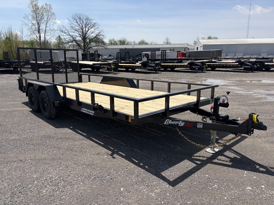 New 2026 Liberty LU7K83X16+2C4 (83" X 16' + 2') 7K Utility Trailer