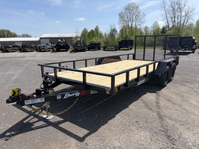 New 2026 Liberty LU7K83X16+2C4 (83" X 16' + 2') 7K Utility Trailer