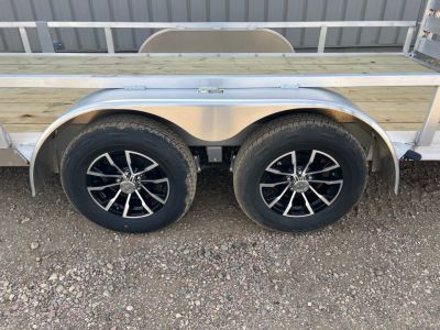 New 2026 H&H Trailers 16' Tandem Aluminum Utility Utility Trailer
