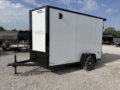 New 2026 Look Trailers 6X12 ST DLX RAMP WHITE Cargo / Enclosed Trailer