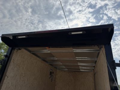 New 2026 Look Trailers 6X12 ST DLX RAMP WHITE Cargo / Enclosed Trailer