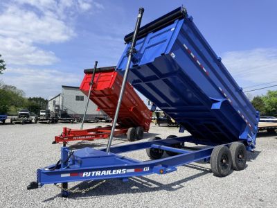 New 2026 PJ Trailers 7X16 (4FT WALL) DUMP TRAILER 16K GVWR Dump Trailer