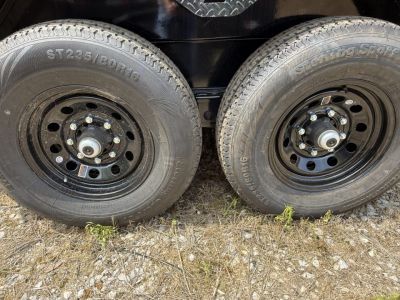 New 2026 Liberty LD14K 16’ Dump Trailer, 15.4K GVWR 7 GA FLOOR FORK HOLDERS