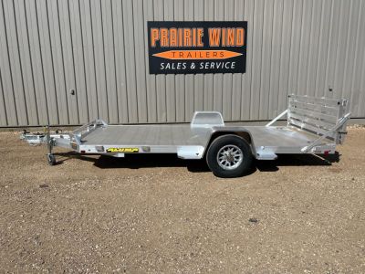 New 2027 Aluma 8214H 5K Axle Aluminum Utility Trailer
