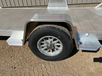 New 2027 Aluma 8214H 5K Axle Aluminum Utility Trailer