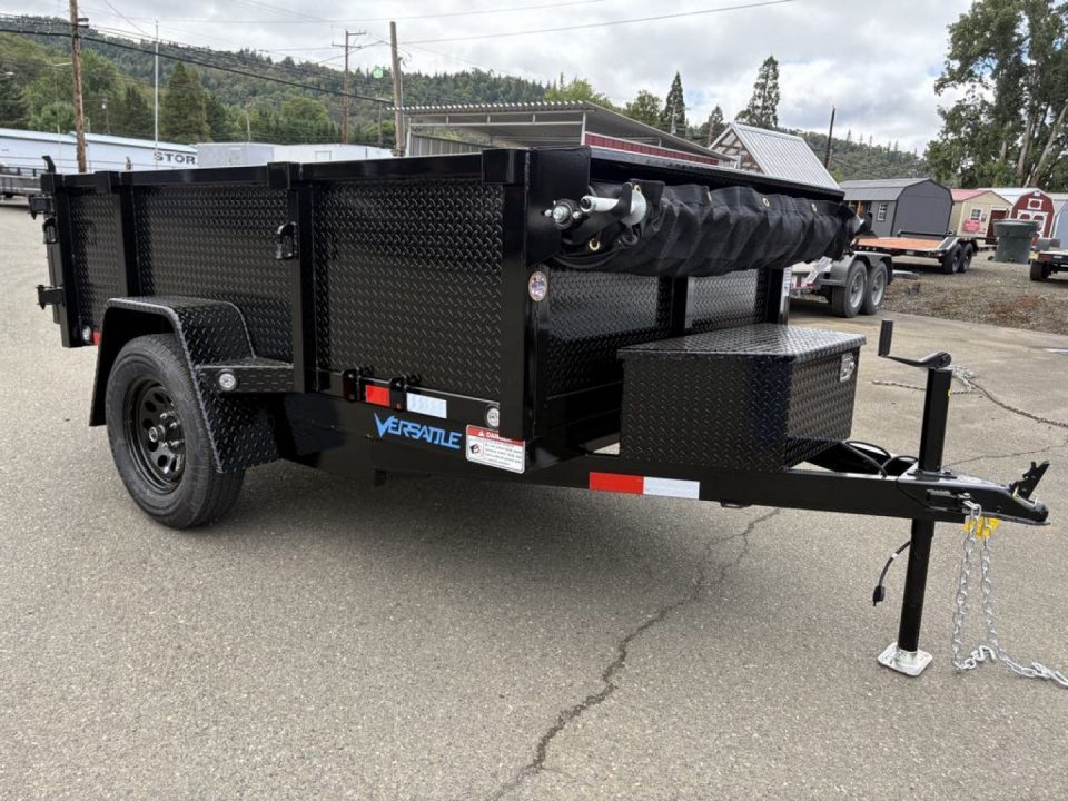 New SALE!!! MINI DUMP 2026 VERSATILE SINGLE AXLE PTM58SA 5X8 3500# AXLE