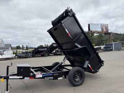 New SALE!!! MINI DUMP 2026 VERSATILE SINGLE AXLE PTM58SA 5X8 3500# AXLE