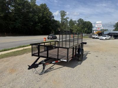New 2026 Down 2 Earth Trailers DTE7610G29HS Utility Trailer / 76" X 10 / 24" MESH SIDE / TUBE RAIL / SEALED LIGHTS