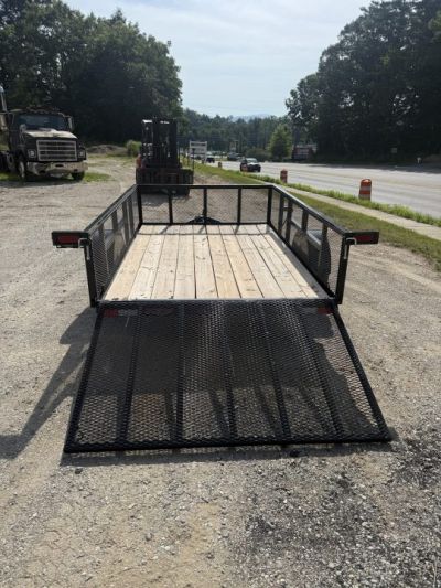 New 2026 Down 2 Earth Trailers DTE7610G29HS Utility Trailer / 76" X 10 / 24" MESH SIDE / TUBE RAIL / SEALED LIGHTS