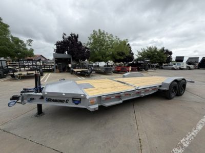 New 2026 Diamond C Trailers HDT208L22X80 7FT X 22FT 18K GVW Equipment Trailer