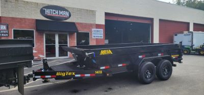 New SALE****7 x 14 Big Tex Low Pro 14TD Telescopic Dump Trailer 15.4K****7 Gauge Floor