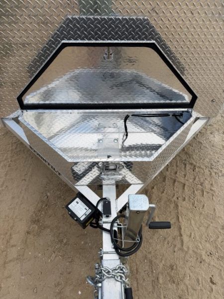 New 2027 Aluma 8220-H-ANV-TILT-TA-EL Tilt Trailer / ALL ALUMINUM / 82" WIDE X 20" LONG / 2-5200# ELECTRIC BRAKE AXLES
