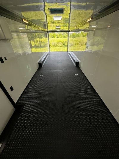 New 2026 Rock Solid Cargo 8.5x32 Race Trailer-Finished Interior-Triple 7000 TORSIONS -HD RAMP-10" BOGEY WHEELS-50 AMP ELECTRIC PACKAGE