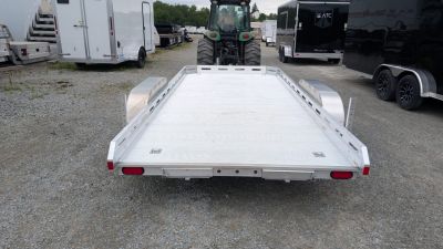 New 2027 Aluma 6'6" x 16' Tandem Axle Utility Trailer w/ Underbody Ramps