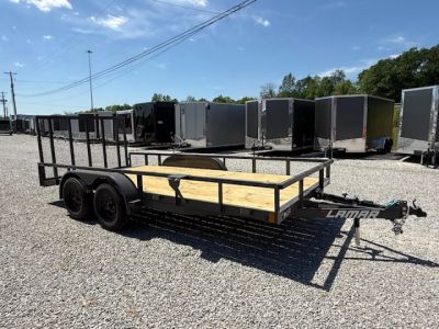 New Lamar Utility 83x16 7k W/ Single Brake, Dovetail & SQ Tube Top Rail