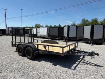 New Lamar Utility 83x14 7k w/ Single Brake & SQ Tube Top Rail