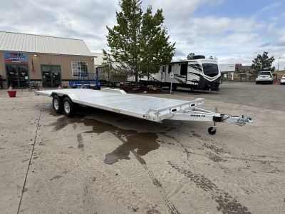 New 2027 Aluma WB24H-TA-EL-DOF-R-RR-RTD Flatbed Trailer