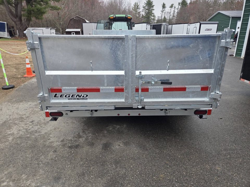 New 2026 Legend Trailers 7x14 Galvanized 14,000lb gvwr dump trailer Dump Trailer