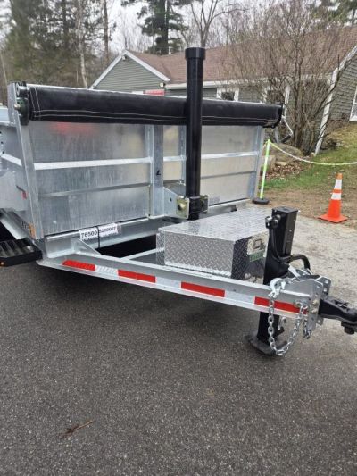 New 2026 Legend Trailers 7x14 Galvanized 14,000lb gvwr dump trailer Dump Trailer