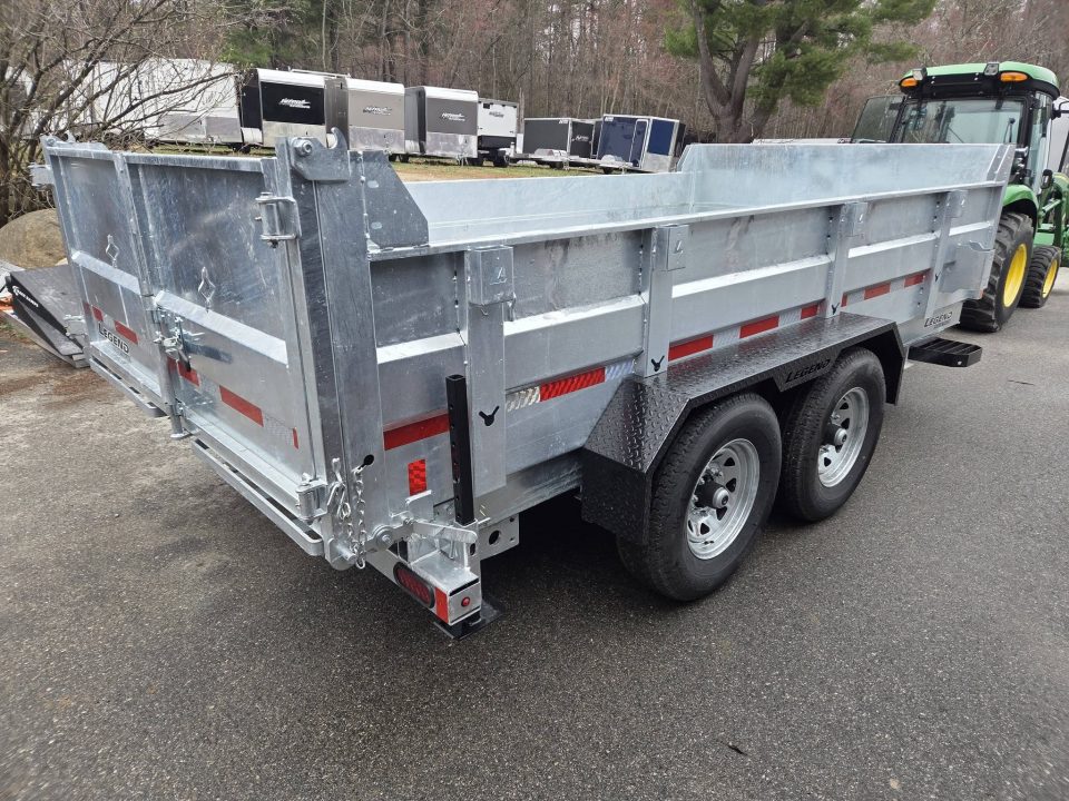 New 2026 Legend Trailers 7x14 galvanized 14,000lb gvwr dump trailer Dump Trailer