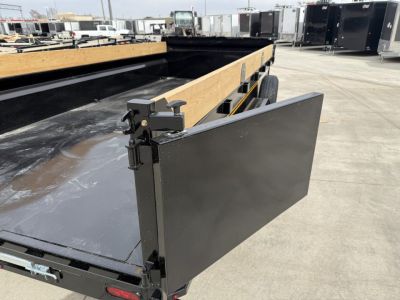 New NEW 2027 Southland 16ft Low Profile Dump Trailer 2-7000 lb axles =14K Scissor lift, Ramps, tarp, solar charger, trickle charger, D rings,