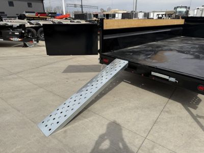 New NEW 2027 Southland 16ft Low Profile Dump Trailer 2-7000 lb axles =14K Scissor lift, Ramps, tarp, solar charger, trickle charger, D rings,