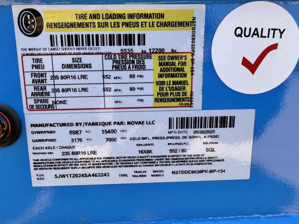 New 2025 Polar King 6-16 Avalanche series Refrigerated Trailer