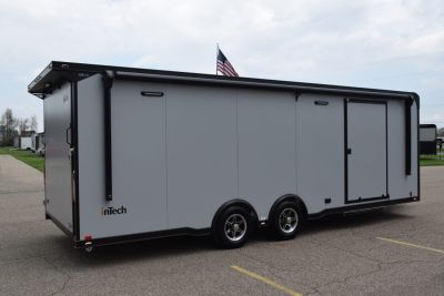 New INTECH 8.5x24 LITE SERIES ALL ALUMINUM RACE HAULER