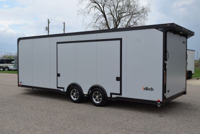 New INTECH 8.5x24 LITE SERIES ALL ALUMINUM RACE HAULER