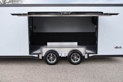 New INTECH 8.5x24 LITE SERIES ALL ALUMINUM RACE HAULER