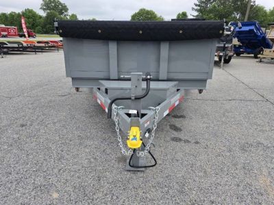 New 2026 TUFFDUMP 14K 7X14 DUMP TRAILER 2' WALLS