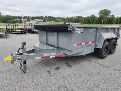 New 2026 TUFFDUMP 14K 7X14 DUMP TRAILER 2' WALLS