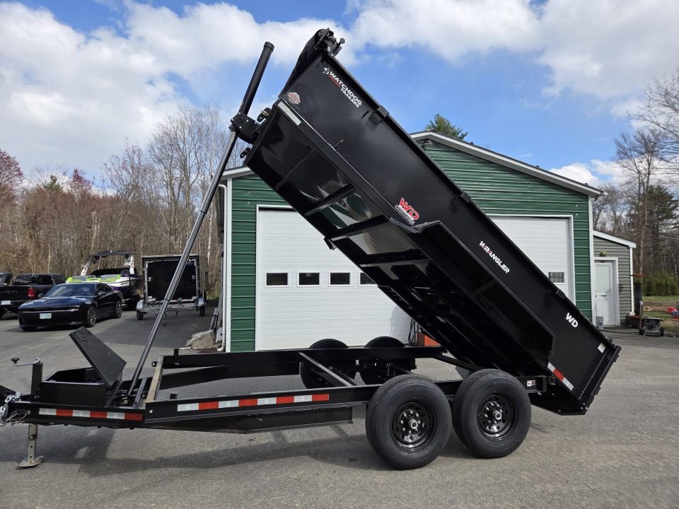 New 2026 Watchdog Trailers 7x14 14,000lb gvwr dump trailer with tarp kit and ramps Dump Trailer