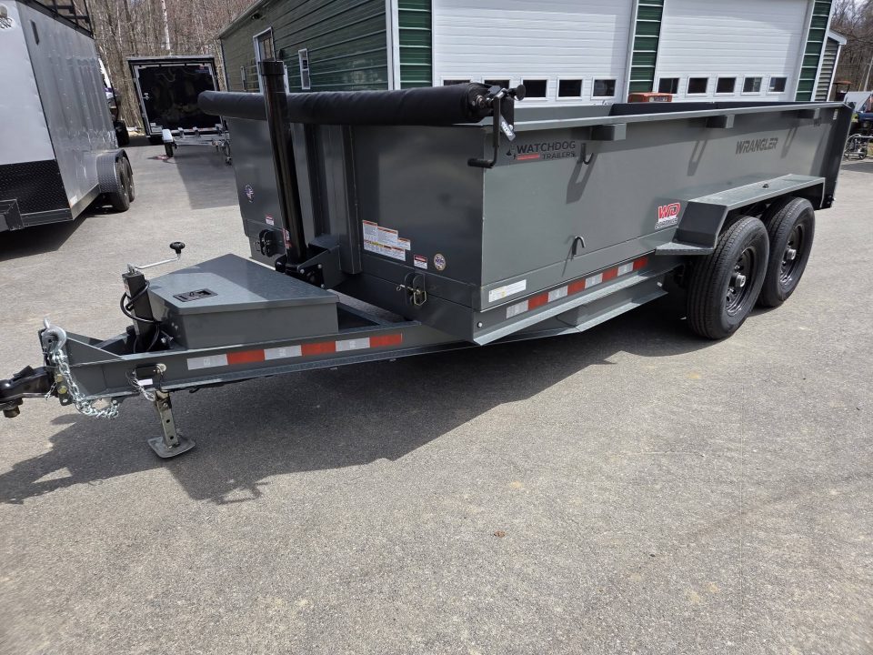 New 2026 Watchdog Trailers 7x14 14,000lb gvwr dump trailer with tarp kit and ramps Dump Trailer