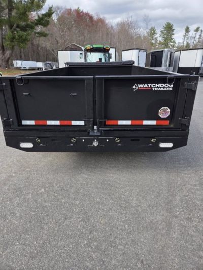 New 2026 Watchdog Trailers 7x14 14,000lb gvwr dump trailer with tarp kit and ramps Dump Trailer