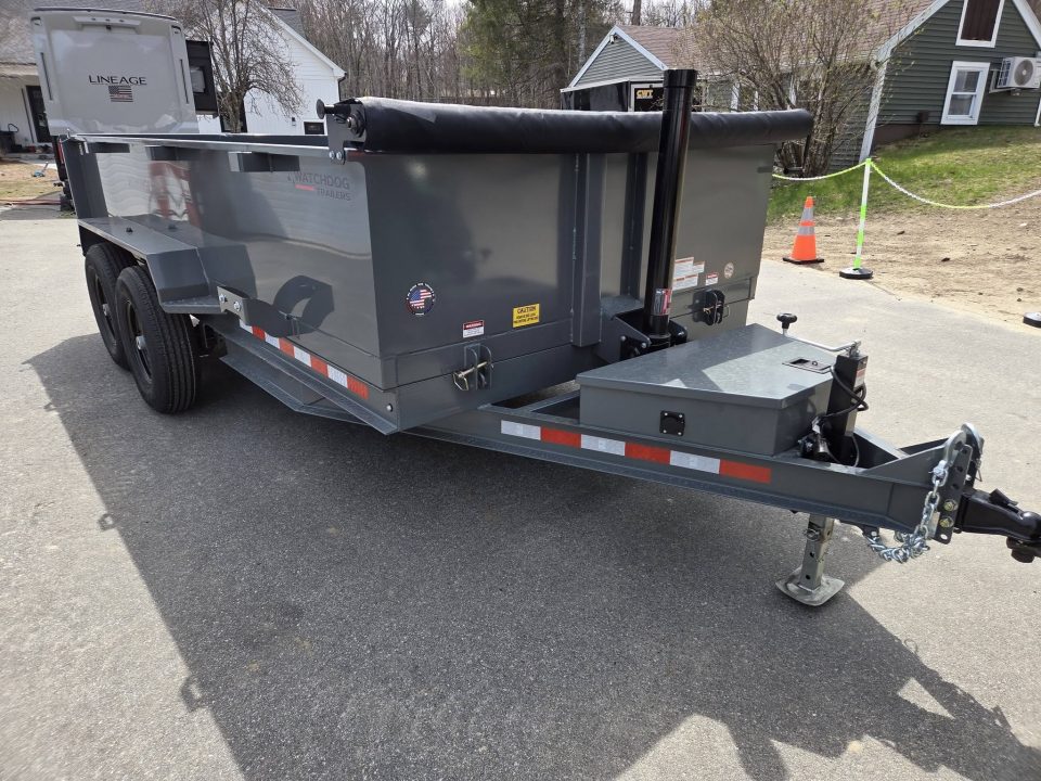 New 2026 Watchdog Trailers 7x14 Dump trailer with tarp kit & ramps Dump Trailer