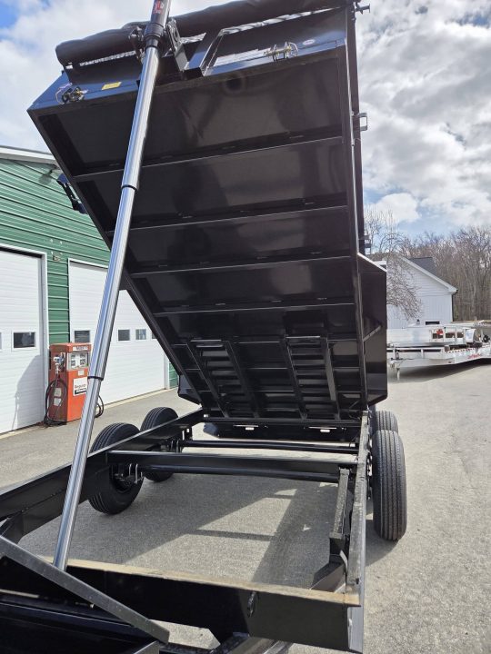New 2026 Watchdog Trailers 7x14 14,000lb gvwr with tarp kit and ramps Dump Trailer
