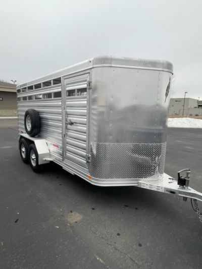 New 2026 Featherlite model 8107 6'7x16 bumper pull stock